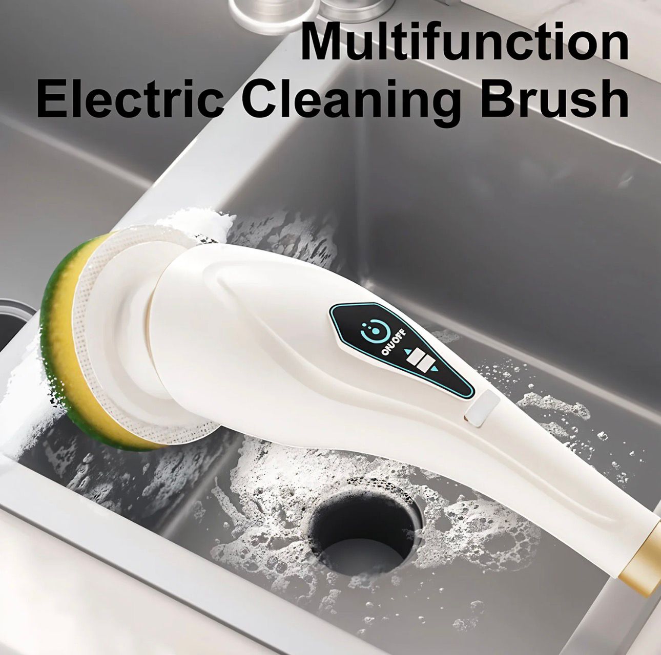 🌀 11-in-1 Electric Spin Scrubber | Cordless Cleaning Brush
