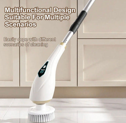🌀 11-in-1 Electric Spin Scrubber | Cordless Cleaning Brush