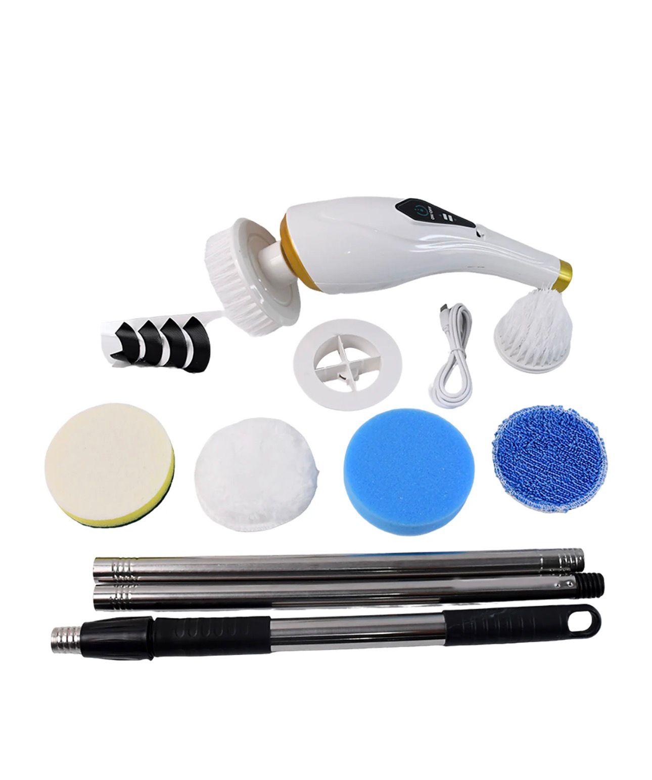 🌀 11-in-1 Electric Spin Scrubber | Cordless Cleaning Brush