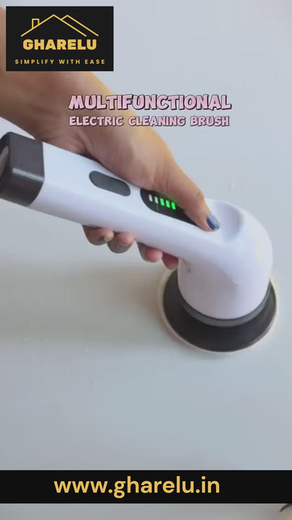 🌀 11-in-1 Electric Spin Scrubber | Cordless Cleaning Brush
