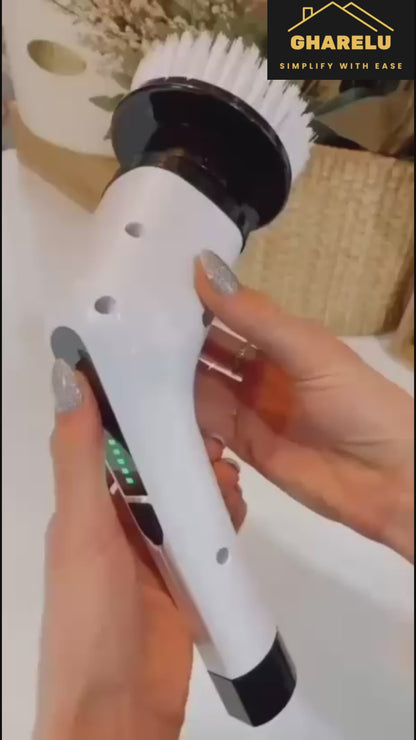 🌀 11-in-1 Electric Spin Scrubber | Cordless Cleaning Brush